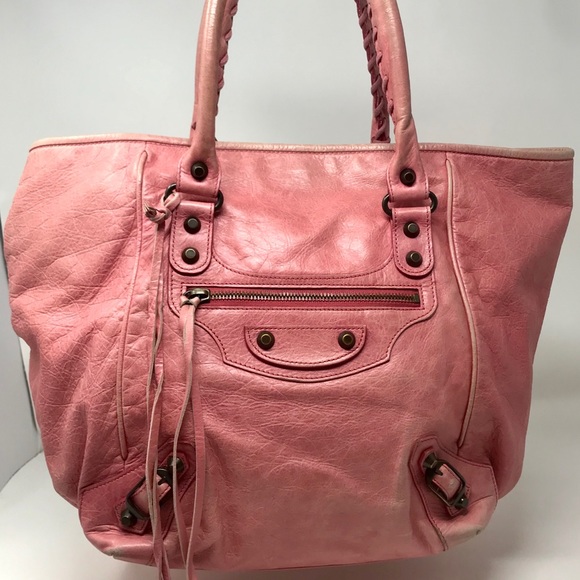 BALENCIAGA Rose BonBon Sunday Tote Bag - Picture 13 of 13